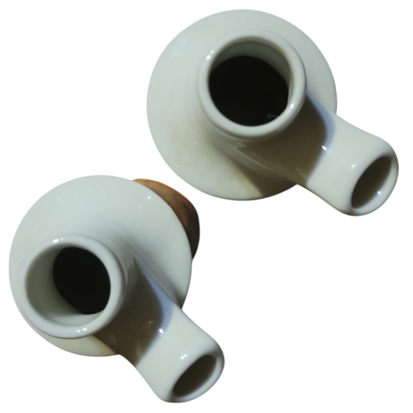 Vtg Burgund Vinegar Cruet & Oil Cruet No Stoppers Bavaria W Germany - Picture 5 of 7